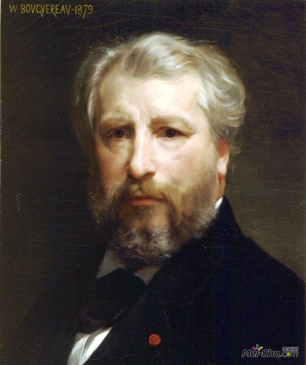 威廉·阿道夫·布格罗(William-Adolphe Bouguereau)高清作品《艺术家肖像》