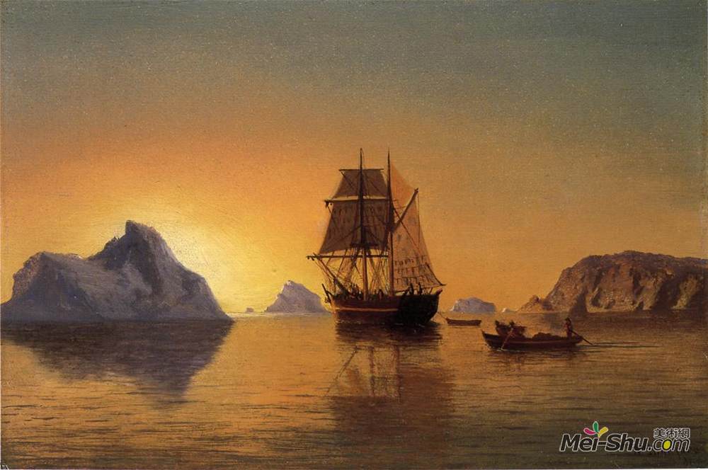 列夫拉格里奥(William Bradford)高清作品《北极风光》