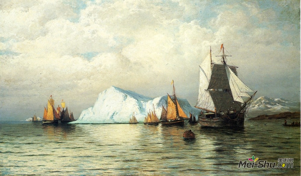 列夫拉格里奥(William Bradford)高清作品《北极大篷车》