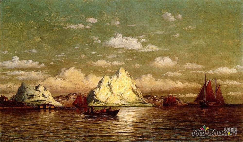 列夫拉格里奥(William Bradford)高清作品《北极港》