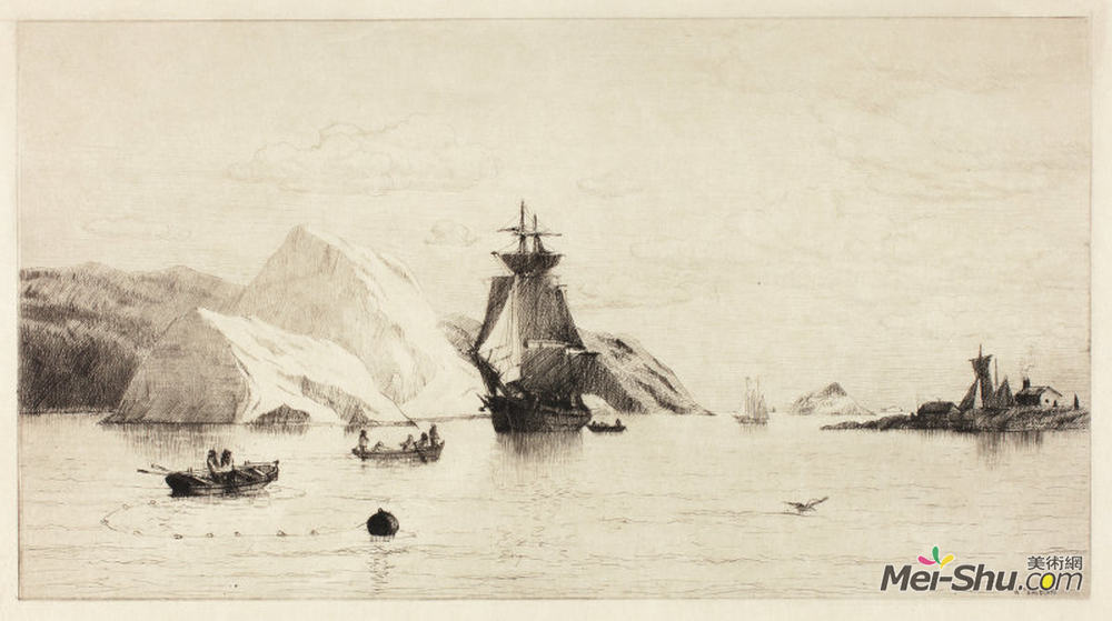 列夫拉格里奥(William Bradford)高清作品《北极海景》