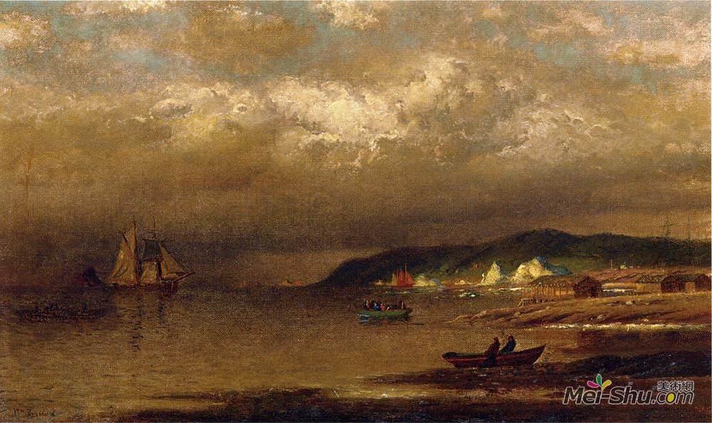 列夫拉格里奥(William Bradford)高清作品《纽芬兰岛海岸》