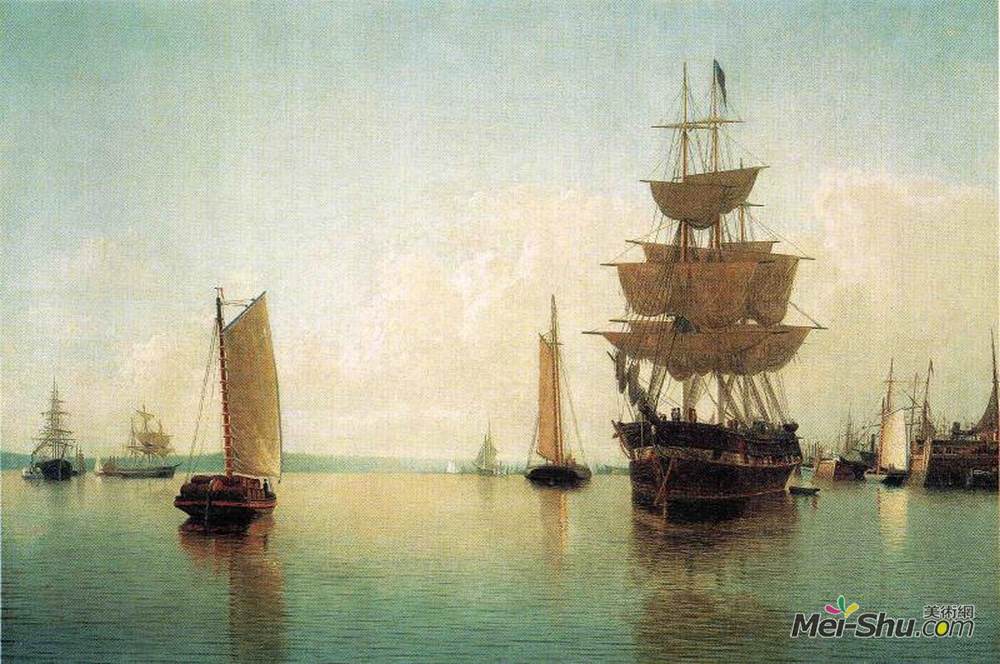 列夫拉格里奥(William Bradford)高清作品《曼哈顿下游东河》