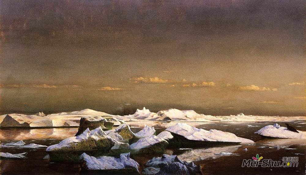 列夫拉格里奥(William Bradford)高清作品《浮冰》