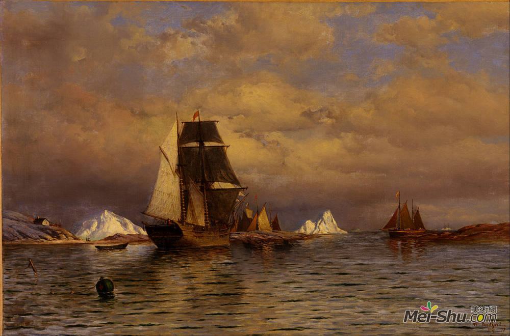 列夫拉格里奥(William Bradford)高清作品《眺望战港》