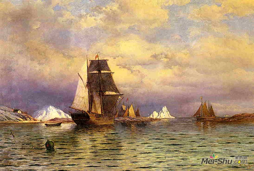 列夫拉格里奥(William Bradford)高清作品《眺望战港》