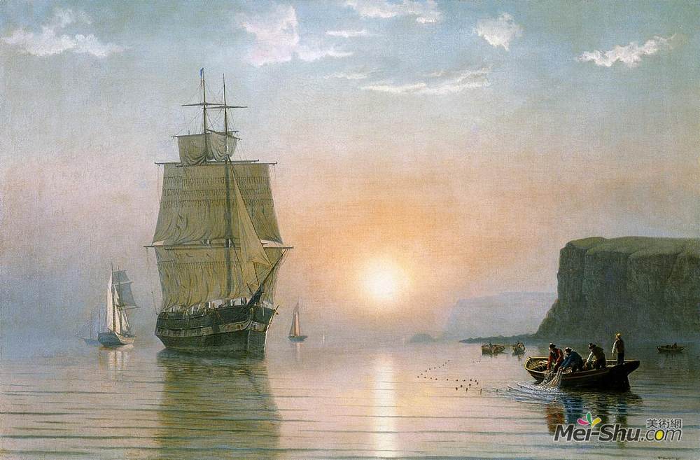列夫拉格里奥(William Bradford)高清作品《大满山日出》