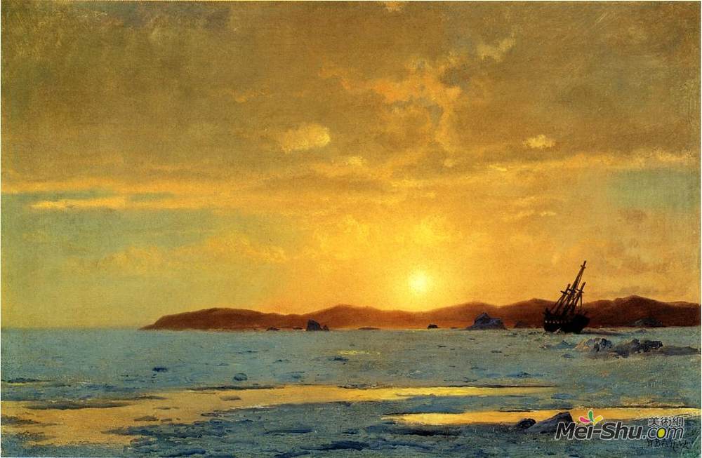 列夫拉格里奥(William Bradford)高清作品《《黑豹，冰封》
