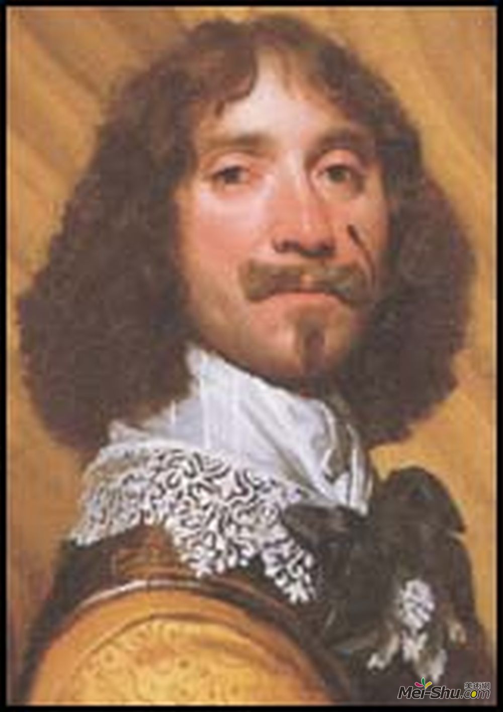 威廉·多布森(William Dobson)高清作品《John Byron, 1st Baron Byron》