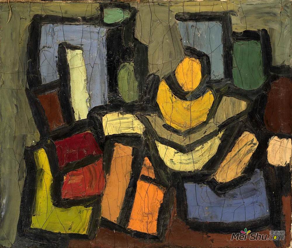 威廉·H·约翰逊(William H. Johnson)高清作品《静物》