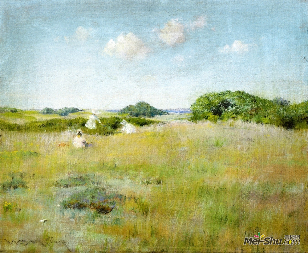 威廉·梅里特·切斯(William Merritt Chase)高清作品《夏日》