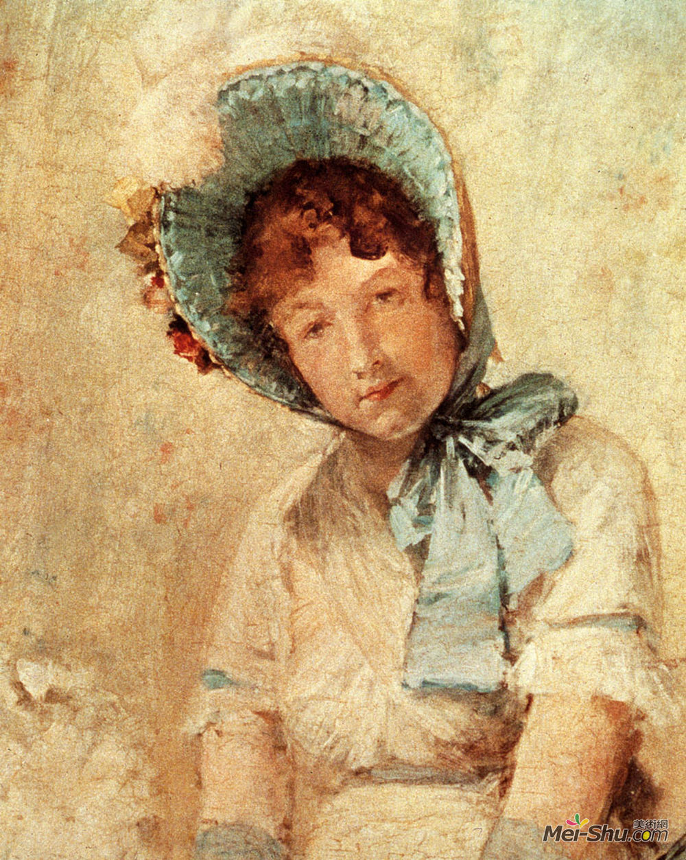 威廉·梅里特·切斯(William Merritt Chase)高清作品《Portrait of Harriet Hubbard Ayers》