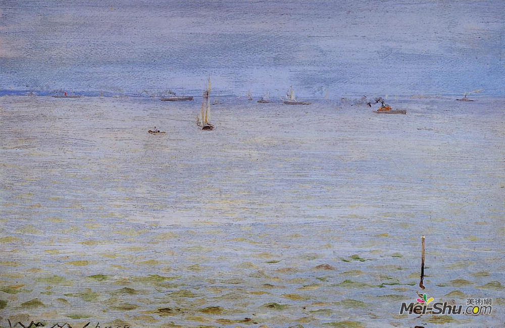 威廉·梅里特·切斯(William Merritt Chase)高清作品《海景》