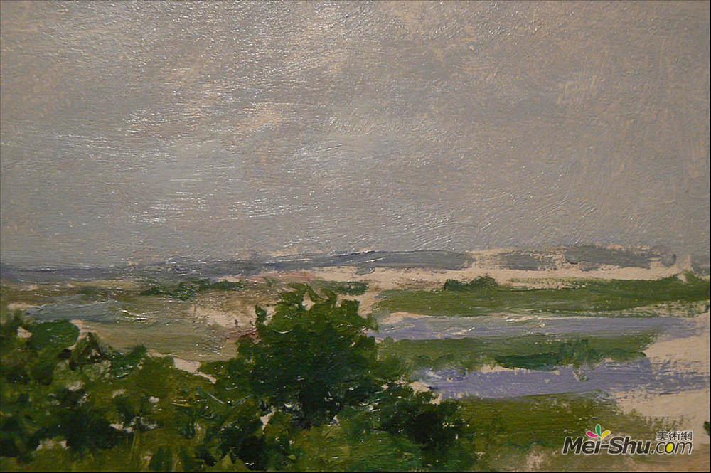 威廉·梅里特·切斯(William Merritt Chase)高清作品《西尼科克山（西尼科克之景）》