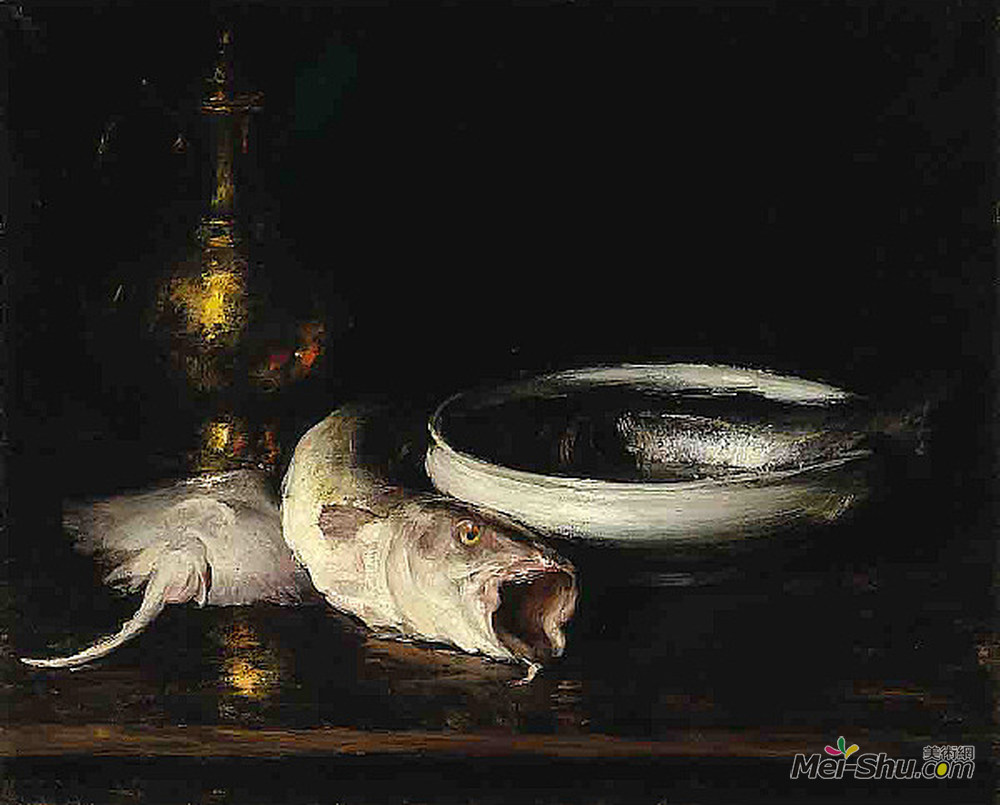 威廉·梅里特·切斯(William Merritt Chase)高清作品《静物》
