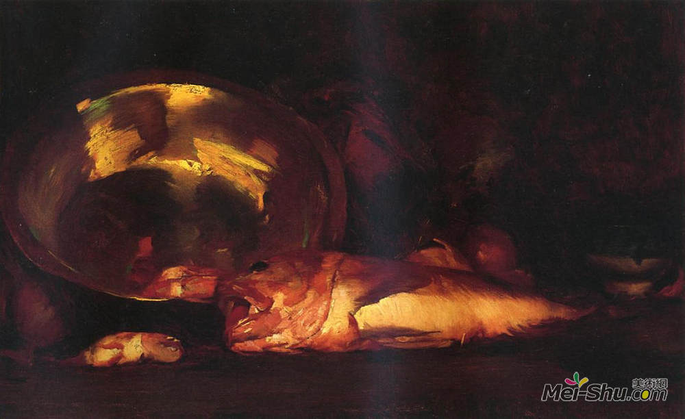 威廉·梅里特·切斯(William Merritt Chase)高清作品《静物》