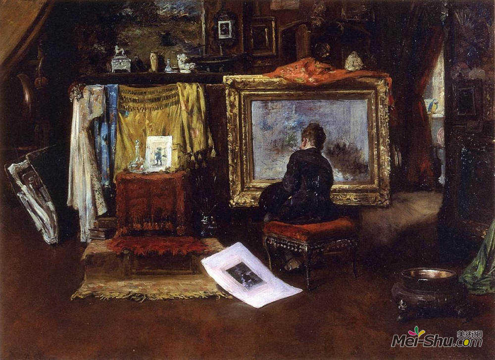 威廉·梅里特·切斯(William Merritt Chase)高清作品《内大街第十街》