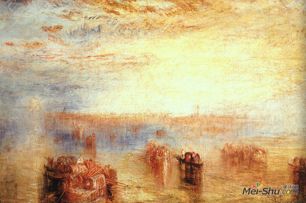 约瑟夫·马洛德·威廉·透纳(J.M.W. Turner)高清作品《威尼斯之路》