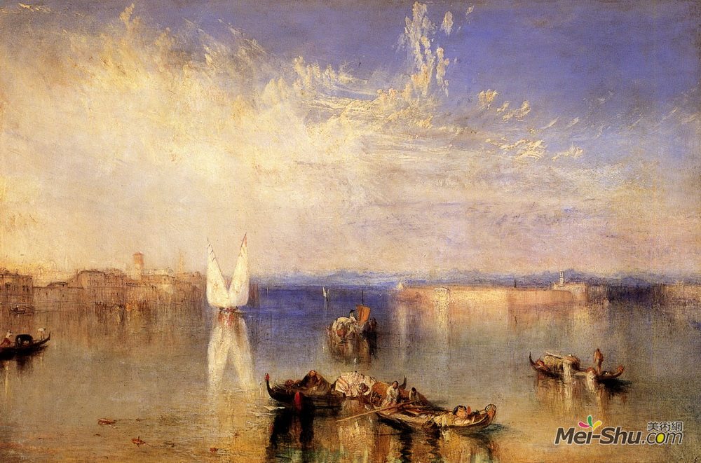 约瑟夫·马洛德·威廉·透纳(J.M.W. Turner)高清作品《Campo Santo，威尼斯》