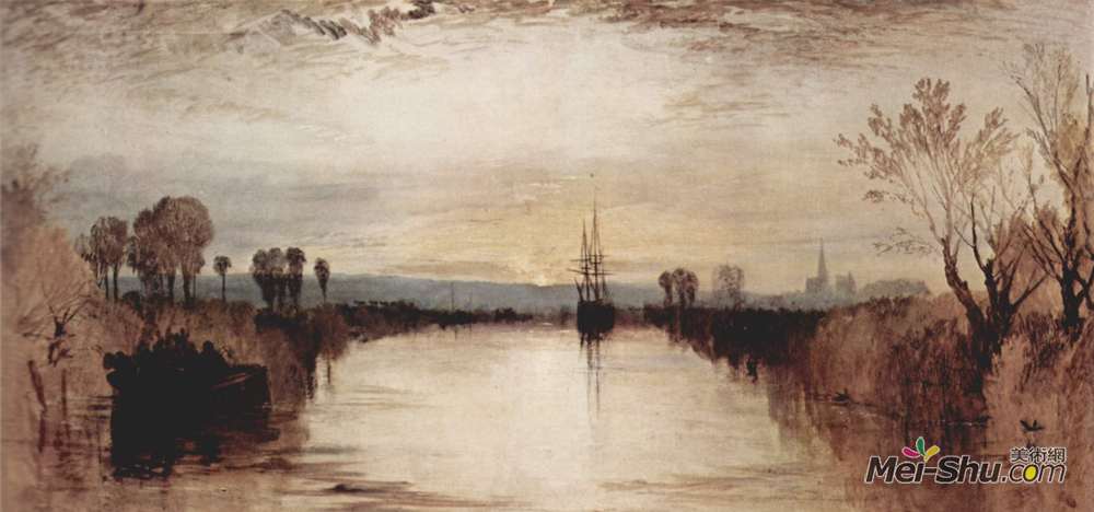 约瑟夫·马洛德·威廉·透纳(J.M.W. Turner)高清作品《奇切斯特运河》