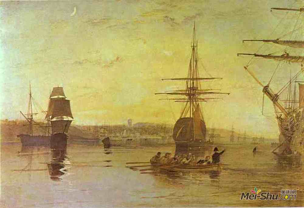 约瑟夫·马洛德·威廉·透纳(J.M.W. Turner)高清作品《怀特岛考斯》