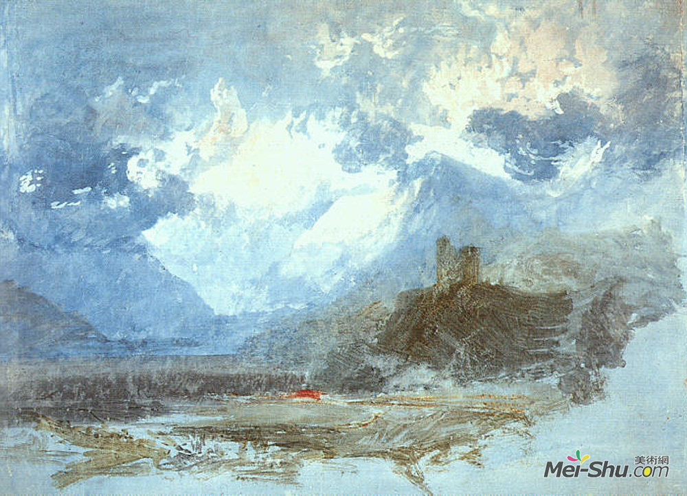 约瑟夫·马洛德·威廉·透纳(J.M.W. Turner)高清作品《多尔巴登城堡》