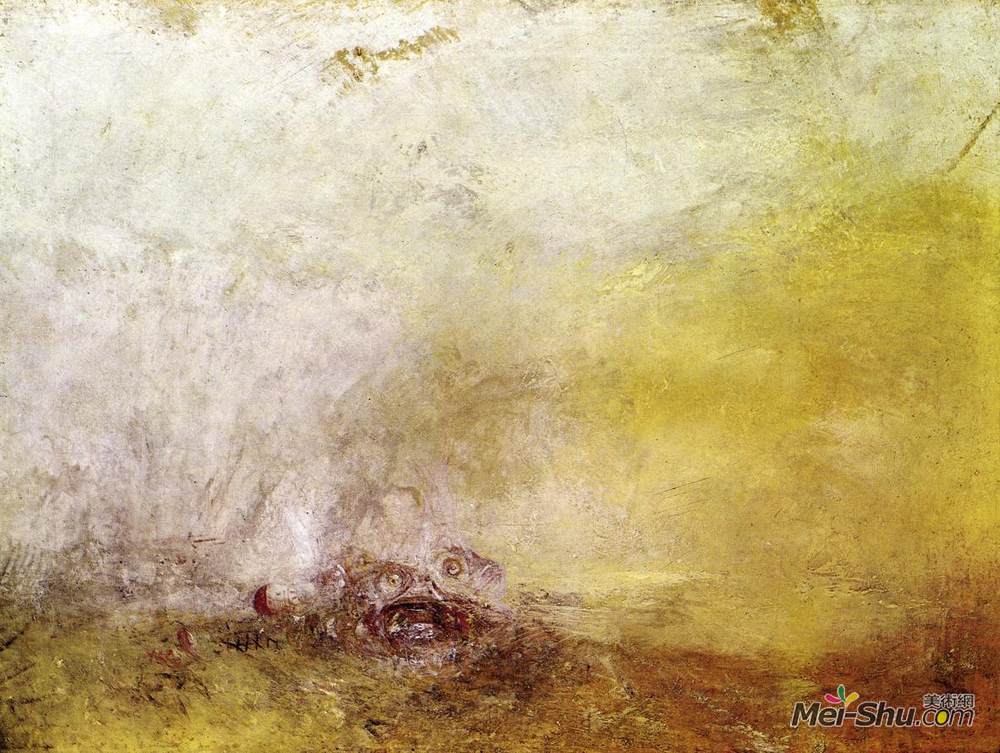 约瑟夫·马洛德·威廉·透纳(J.M.W. Turner)高清作品《海怪日出》