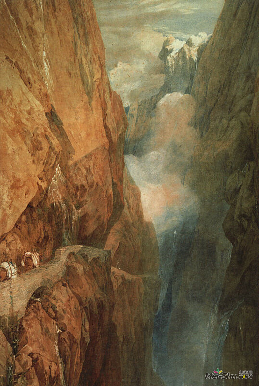 约瑟夫·马洛德·威廉·透纳(J.M.W. Turner)高清作品《圣哥达尔海峡》