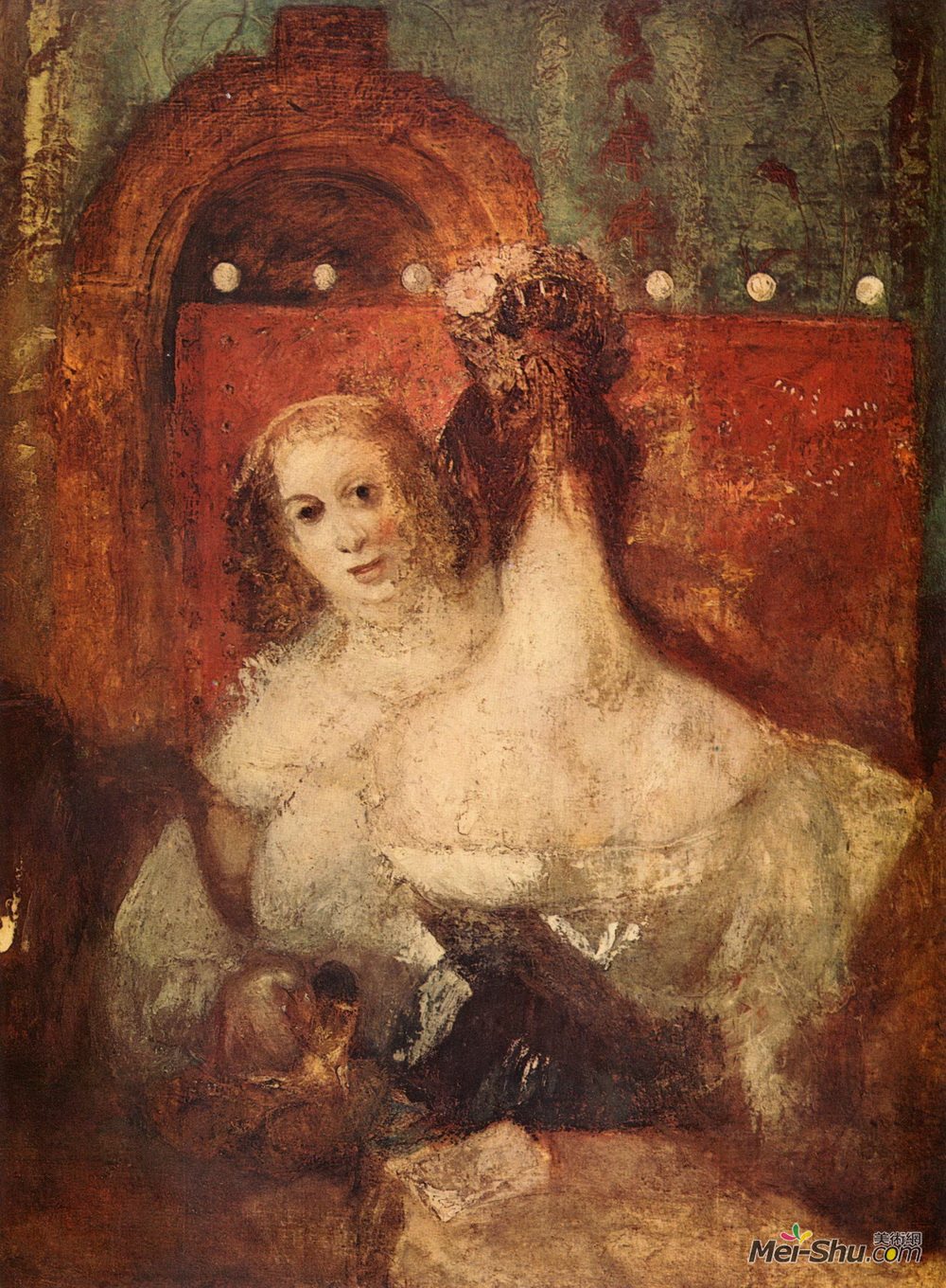 约瑟夫·马洛德·威廉·透纳(J.M.W. Turner)高清作品《两个女人和一封信》