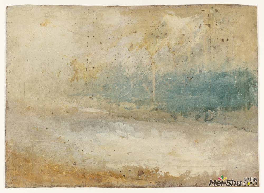 约瑟夫·马洛德·威廉·透纳(J.M.W. Turner)高清作品《海滩破碎波》