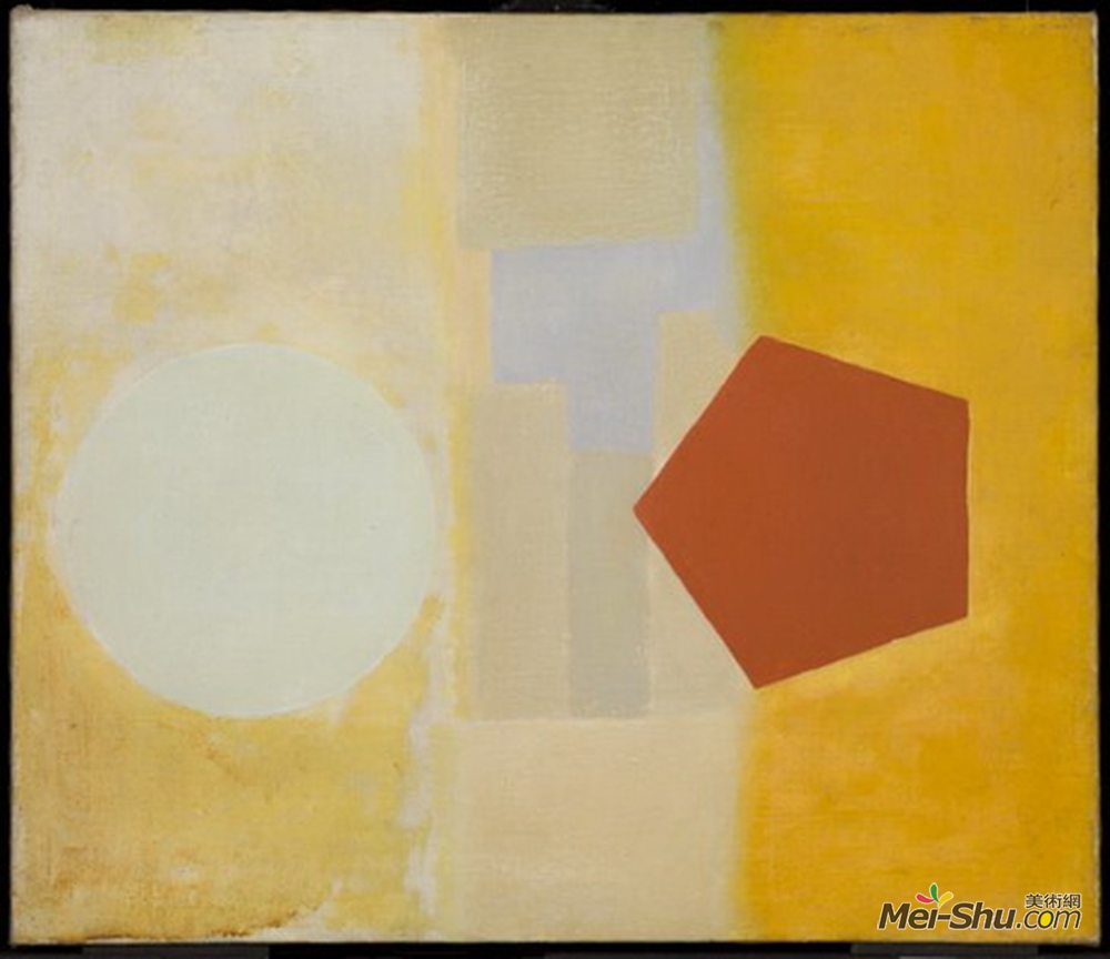 威尼弗雷德·尼科尔森(Winifred Nicholson)高清作品《月光和灯光》