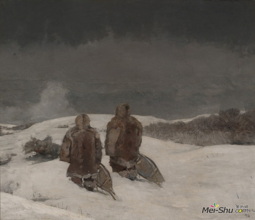《零度以下》温斯洛·荷默(winslow homer)高清作品欣赏