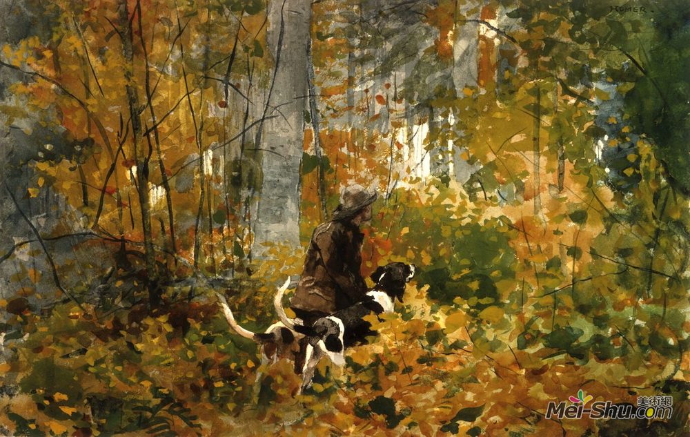 温斯洛·荷默(Winslow Homer)高清作品《试探》