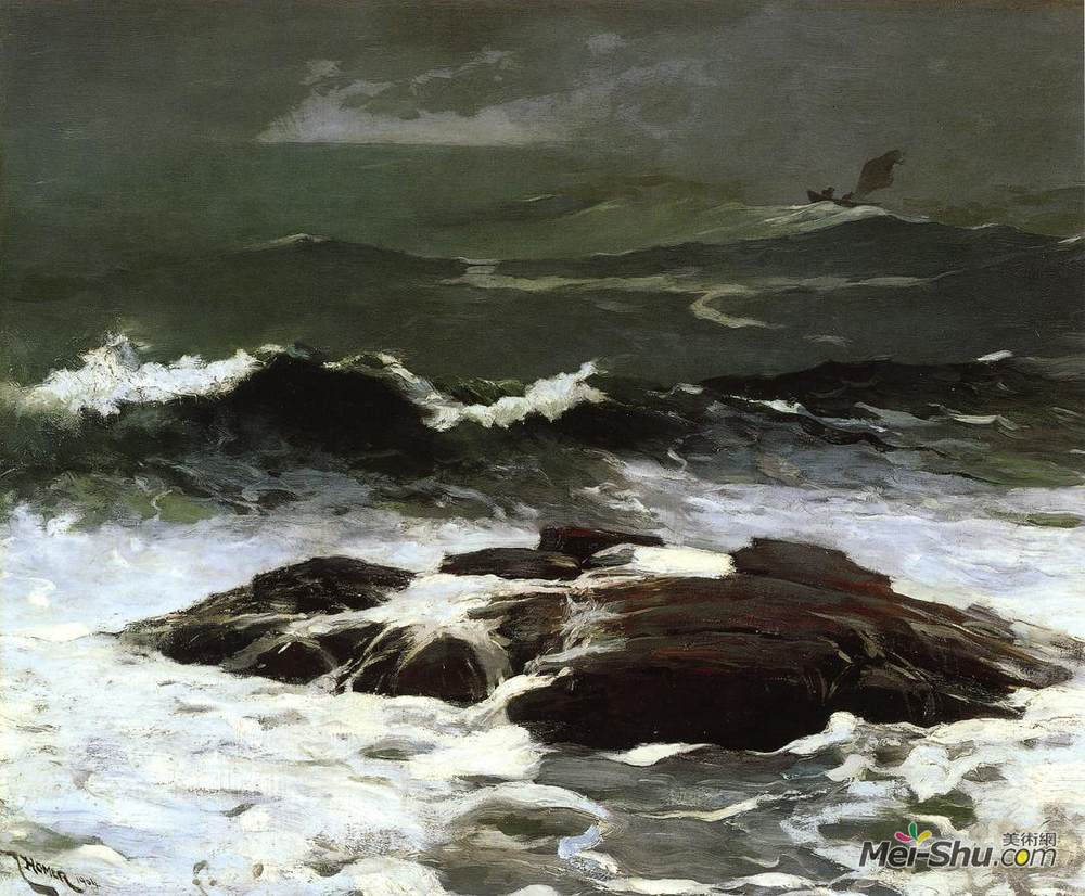 温斯洛·荷默(Winslow Homer)高清作品《夏季飑线》
