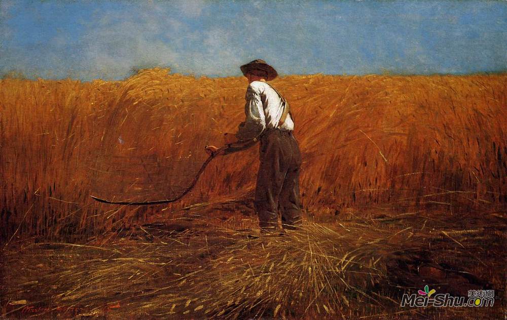 温斯洛·荷默(Winslow Homer)高清作品《新领域的老兵》