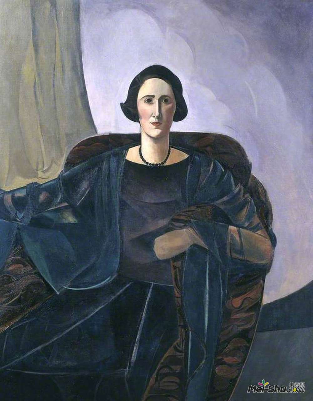 温德姆·刘易斯(Wyndham Lewis)高清作品《希夫夫人》