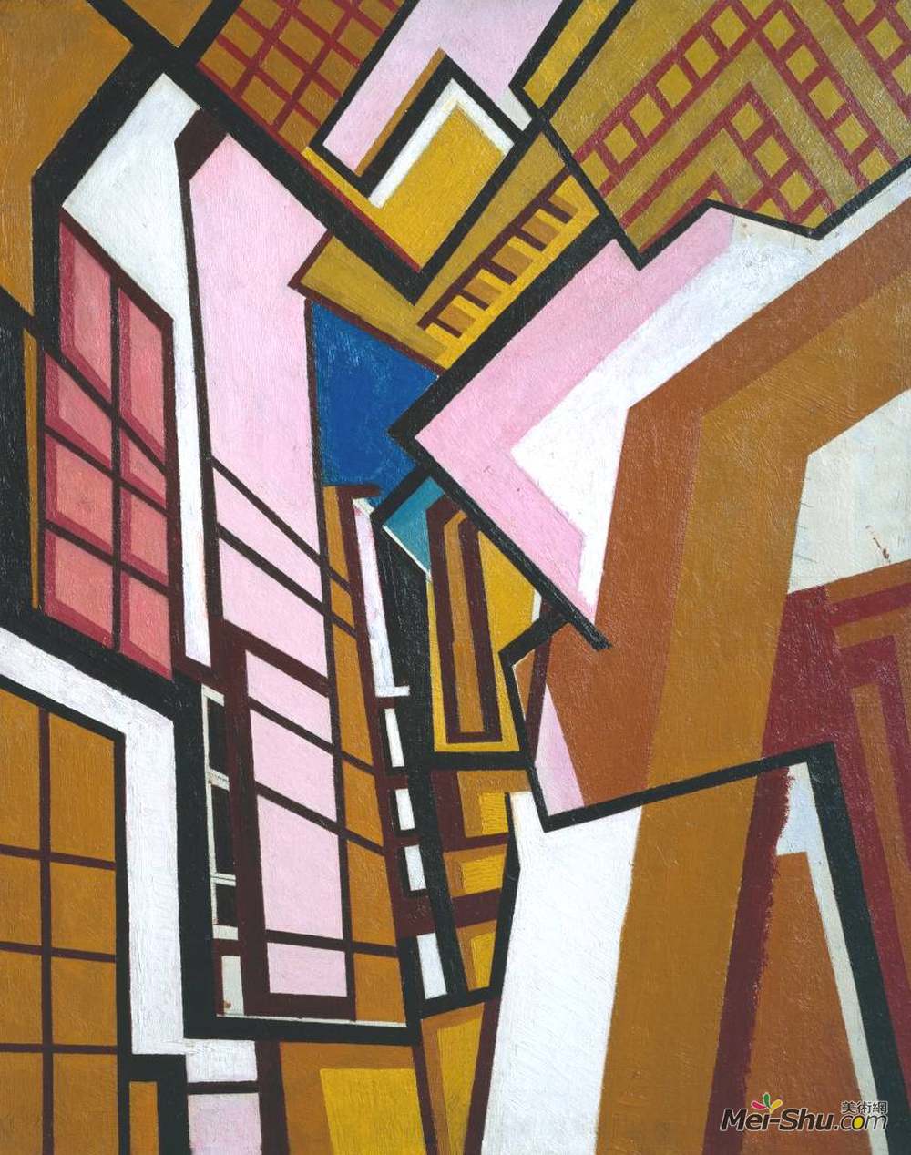温德姆·刘易斯(Wyndham Lewis)高清作品《车间》