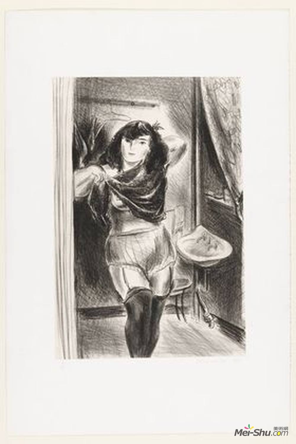 国吉康雄(Yasuo Kuniyoshi)高清作品《敷料》