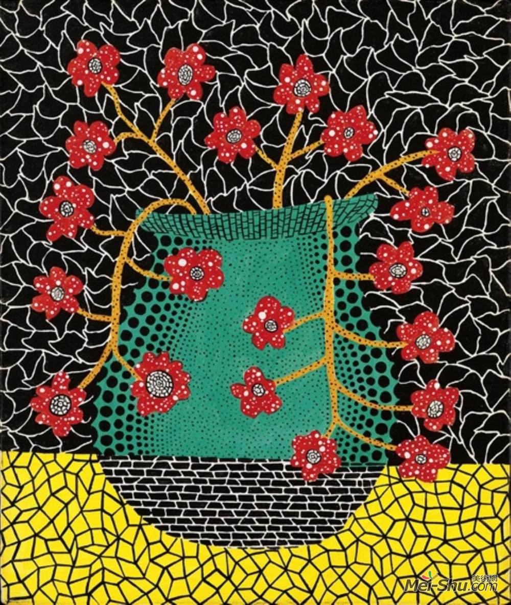 《花》草间弥生(yayoi kusama)高清作品欣赏