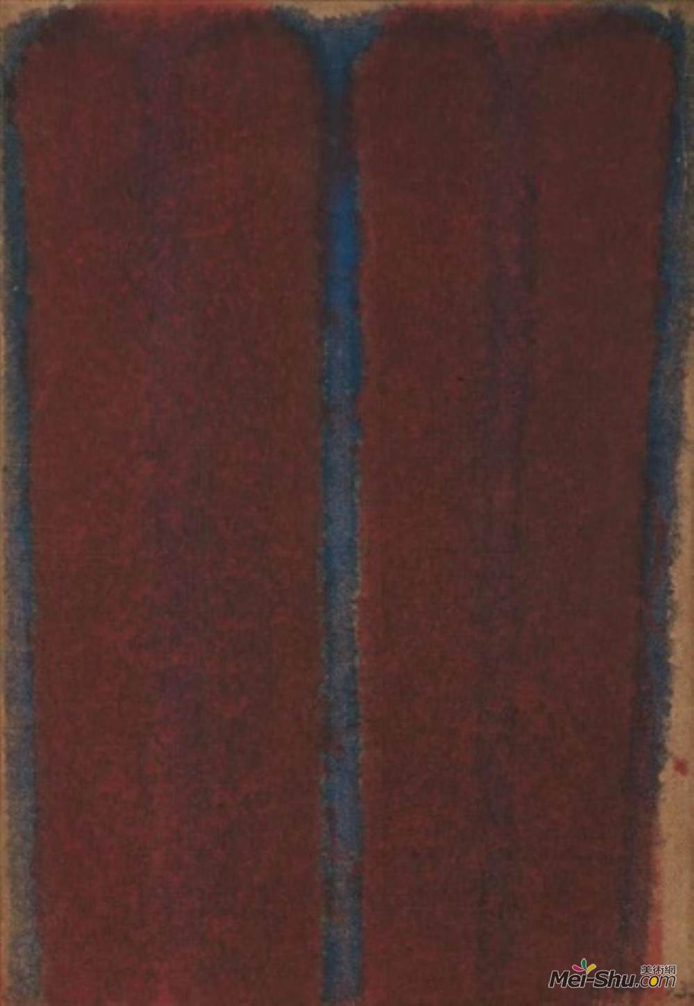 杨·亨根(Yun Hyong–keun)高清作品《棕蓝色》