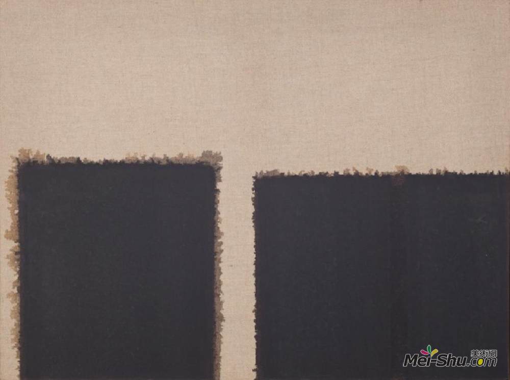 杨·亨根(Yun Hyong–keun)高清作品《Burnt Umber & Ultramarine》