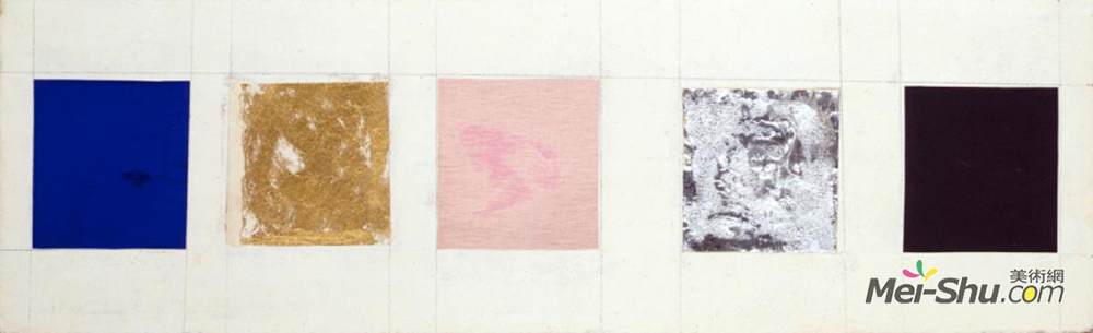 伊夫·克莱因(Yves Klein)高清作品《单色和放大器;＃160;蓝色，和放大器;＃160;黄金，和放大器;＃160;粉红色，和放大器;》