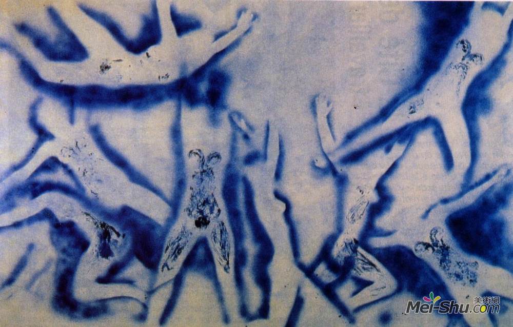 伊夫·克莱因(Yves Klein)高清作品《人们开始飞翔》