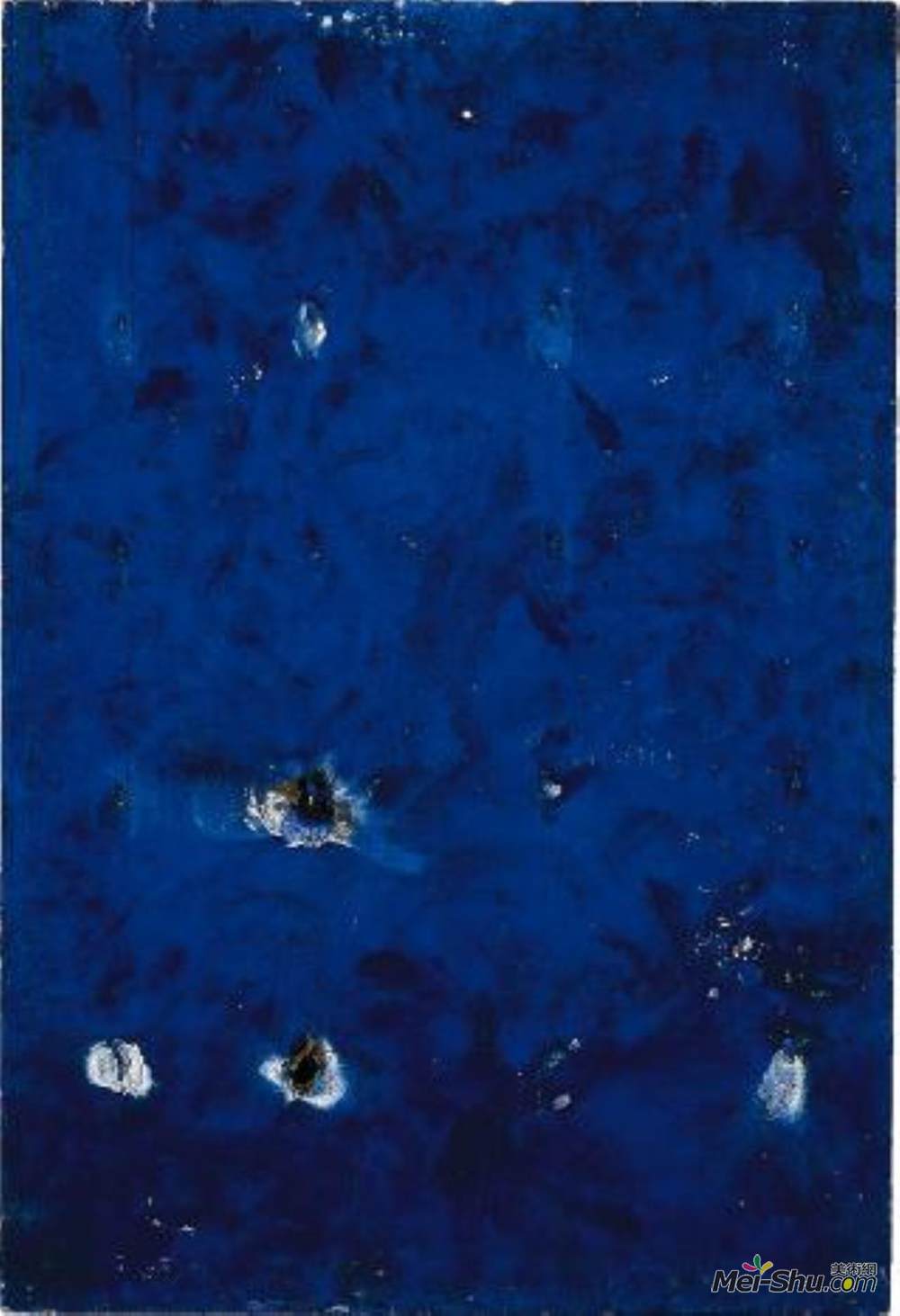 一分钟的蓝色火画伊夫克莱因yvesklein高清作品欣赏