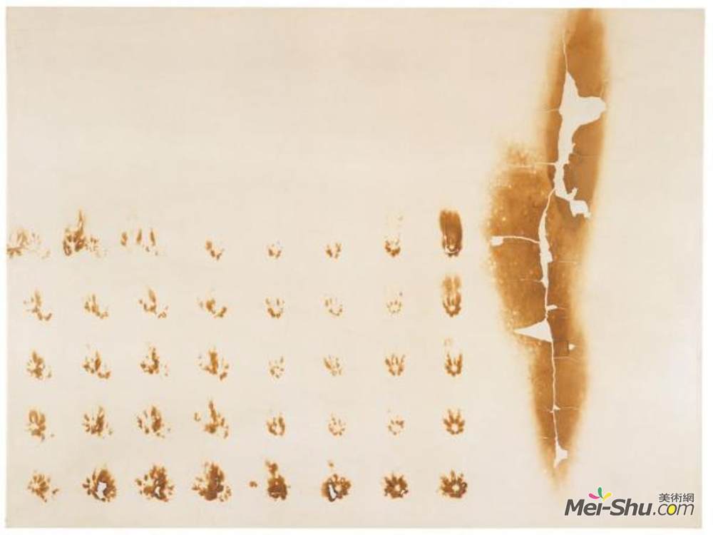 伊夫·克莱因(Yves Klein)高清作品《无题火画》