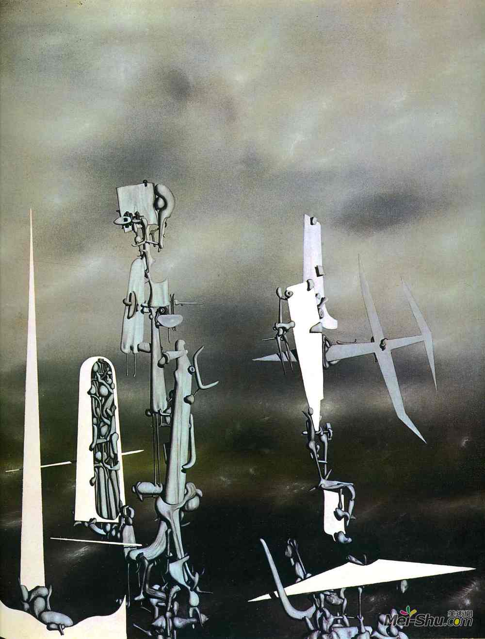 伊夫·唐吉(Yves Tanguy)高清作品《幻影》