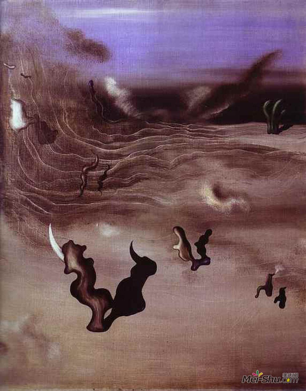 伊夫·唐吉(Yves Tanguy)高清作品《风》