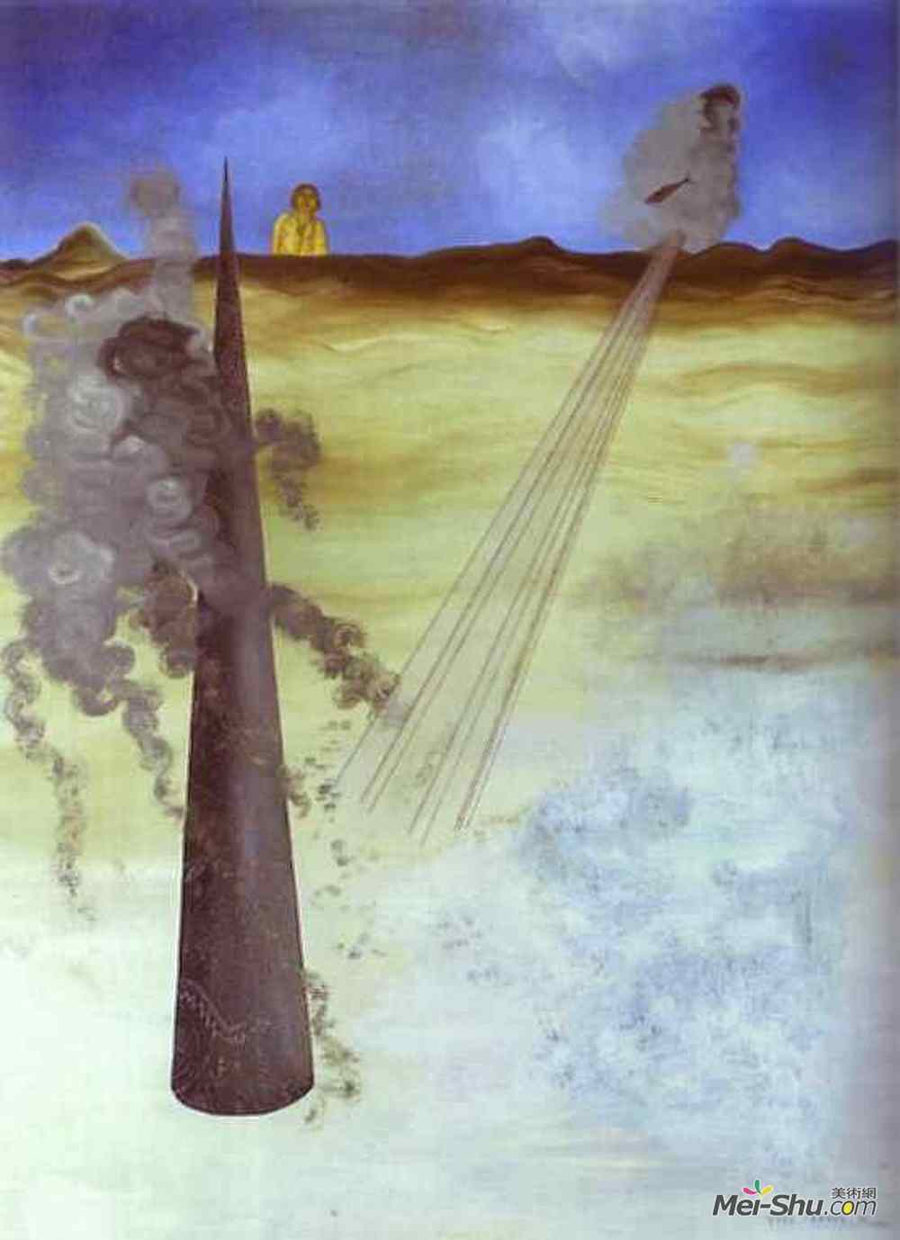 伊夫·唐吉(Yves Tanguy)高清作品《我像我承诺的一样来了》