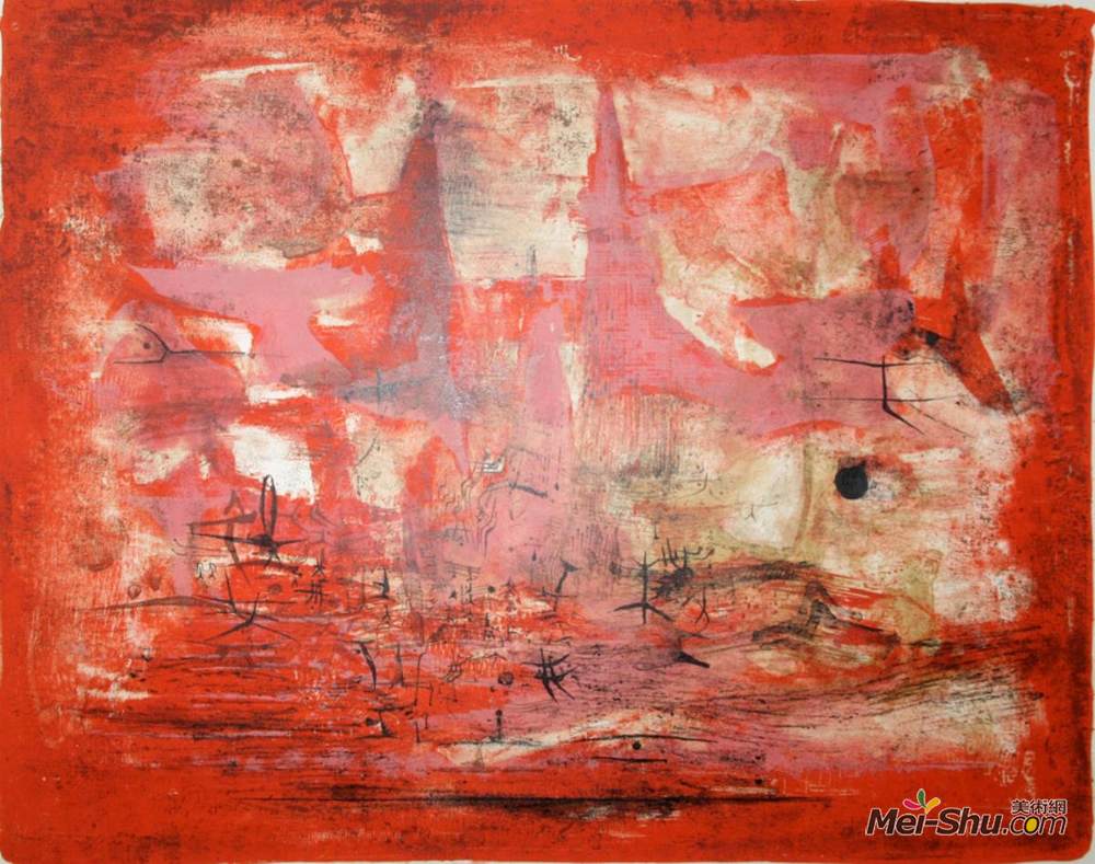 赵无极(Zao Wou-Ki)高清作品《炮制》
