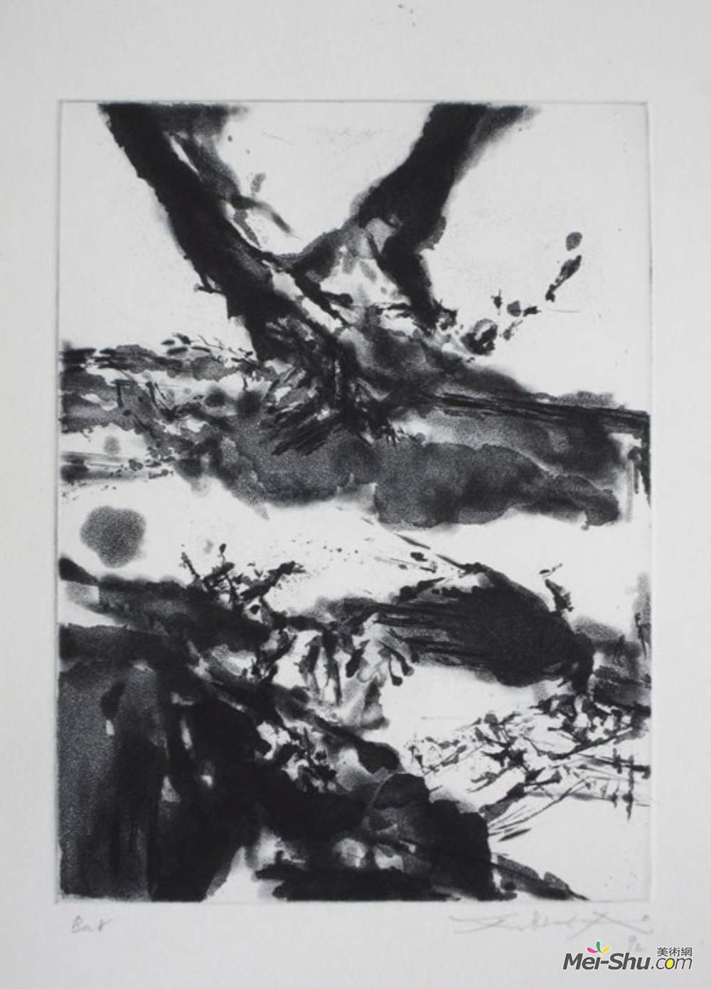 赵无极(Zao Wou-Ki)高清作品《闪光》